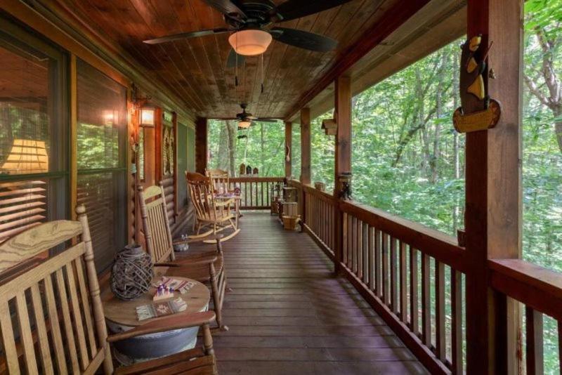 Vila Mountain Spirit Cabin - Fireplace And Hot Tub Blue Ridge Exteriér fotografie