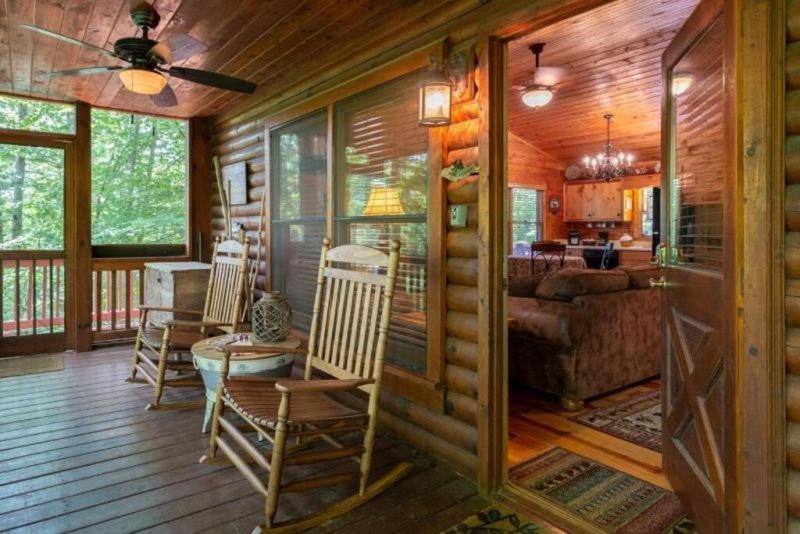 Vila Mountain Spirit Cabin - Fireplace And Hot Tub Blue Ridge Exteriér fotografie