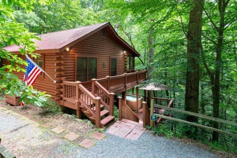 Vila Mountain Spirit Cabin - Fireplace And Hot Tub Blue Ridge Exteriér fotografie