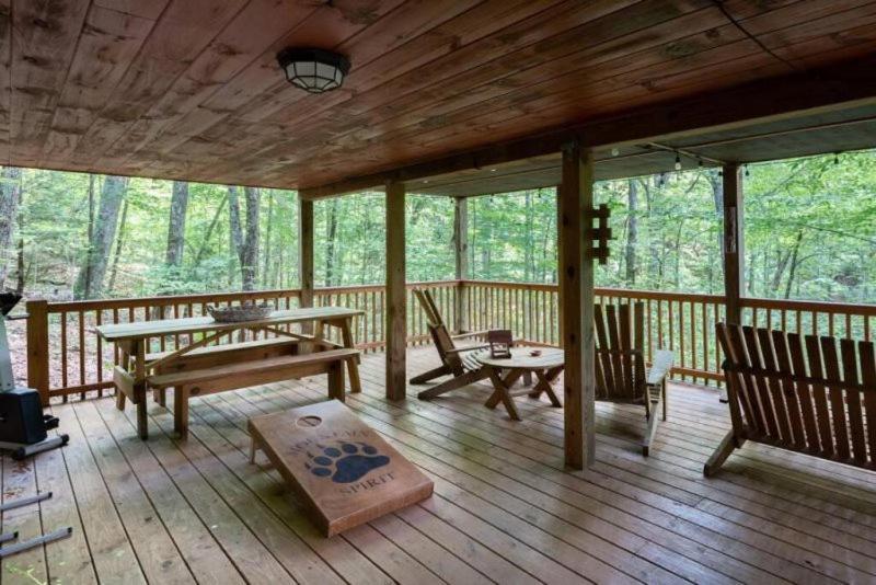 Vila Mountain Spirit Cabin - Fireplace And Hot Tub Blue Ridge Exteriér fotografie